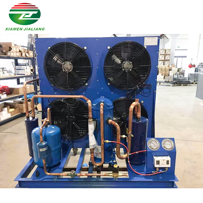 Low Power Consumption Blue 380V Condensing Unit For Freezer Room